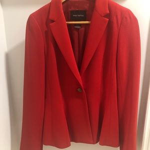 Pink Tartan Red Blazer